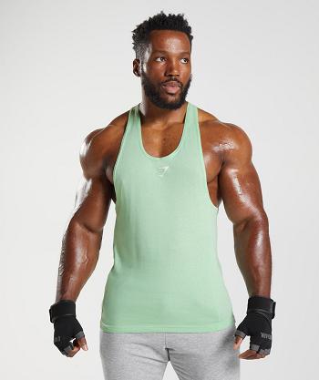 Pánské Stringers Gymshark React Zelene | CZ 2585MQZ